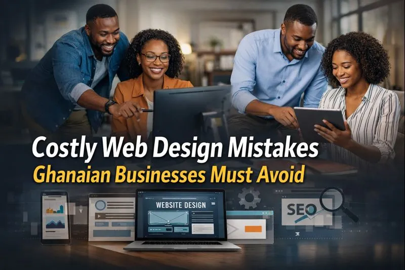 Costly Mistakes Businesses Make When Hiring Web Design Companies in Ghana