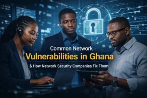 Common Network Vulnerabilities in Ghana & How Professionals Fix Them