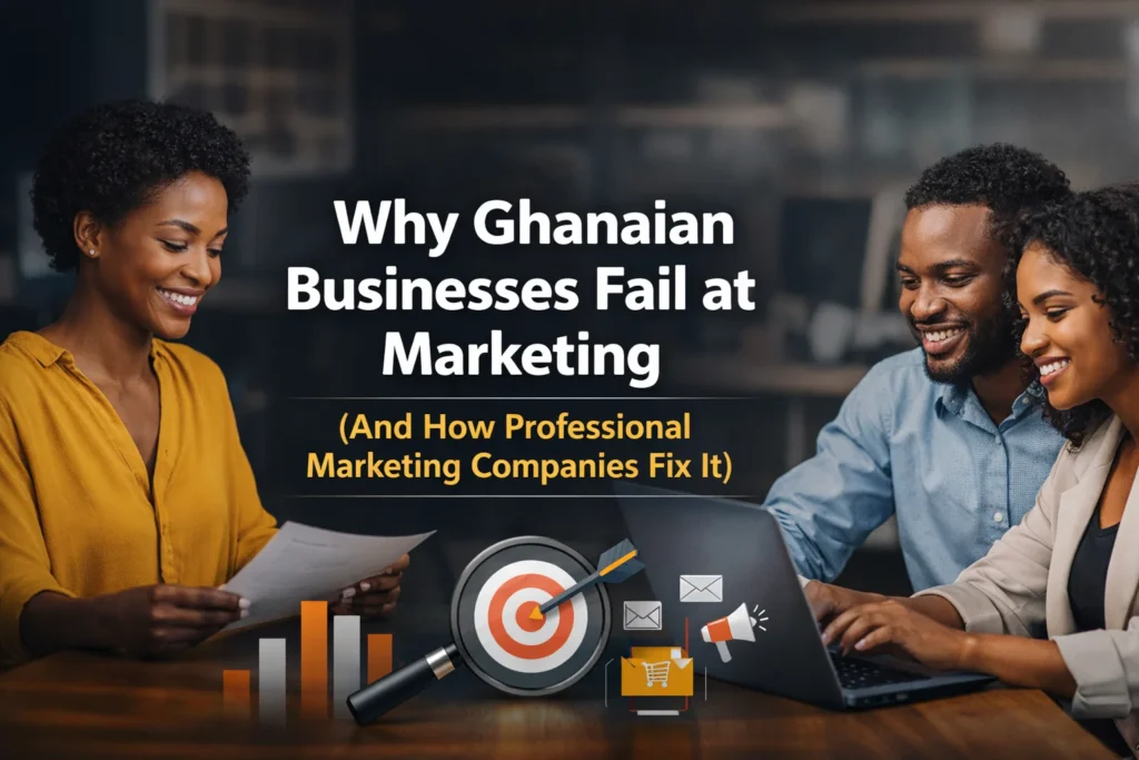 Why Ghanaian Businesses Fail at Marketing and How Professional Marketing Companies Fix It